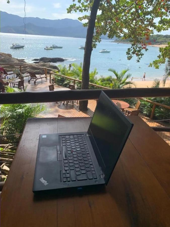 Residencia Em Condom, 1 Ou 2 Suites, Vista Para O Mar, Praia Do Curral, Ilhabela Bagian luar foto