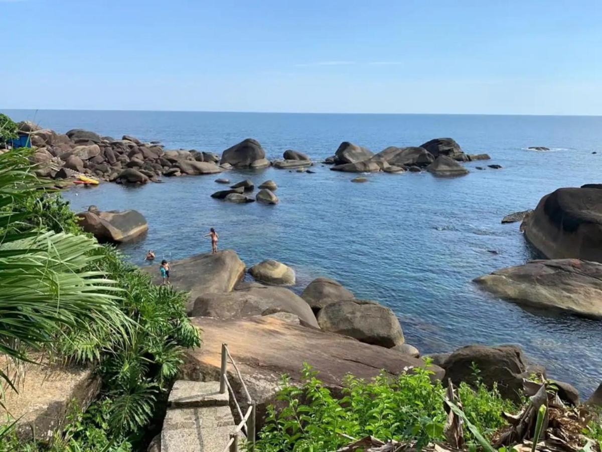 Residencia Em Condom, 1 Ou 2 Suites, Vista Para O Mar, Praia Do Curral, Ilhabela Bagian luar foto