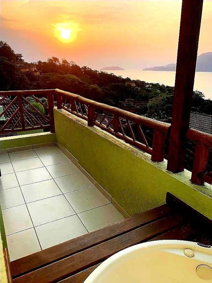 Residencia Em Condom, 1 Ou 2 Suites, Vista Para O Mar, Praia Do Curral, Ilhabela Bagian luar foto