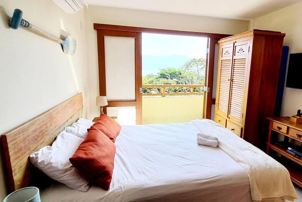 Residencia Em Condom, 1 Ou 2 Suites, Vista Para O Mar, Praia Do Curral, Ilhabela Bagian luar foto